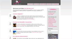 Desktop Screenshot of blog.exclu-mariage.com