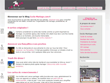 Tablet Screenshot of blog.exclu-mariage.com